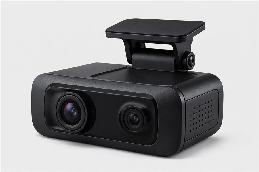 Video telematics product-style device mockup